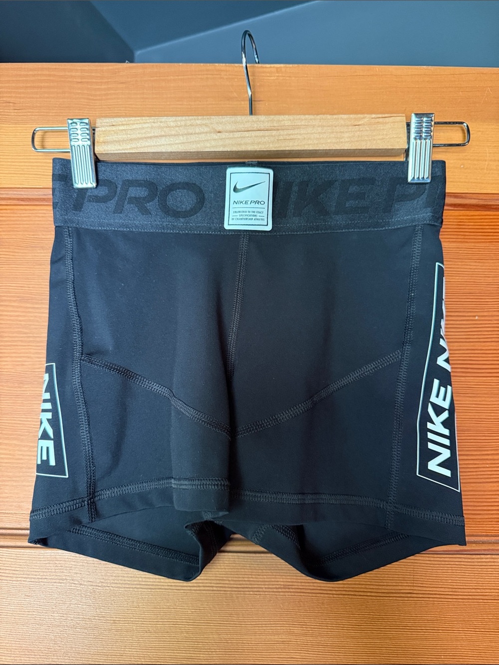 Nike Black Women's Pro Athletic Compression Shorts
